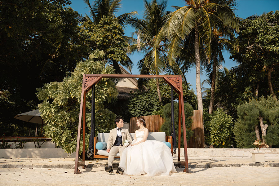 モルディブ・南太平洋結婚式・挙式・ウェディング「タージ・コーラルリーフ・ウェディング」フォト