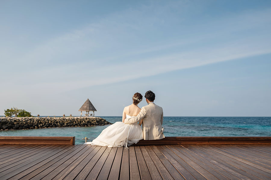 モルディブ・南太平洋結婚式・挙式・ウェディング「タージ・コーラルリーフ・ウェディング」フォト
