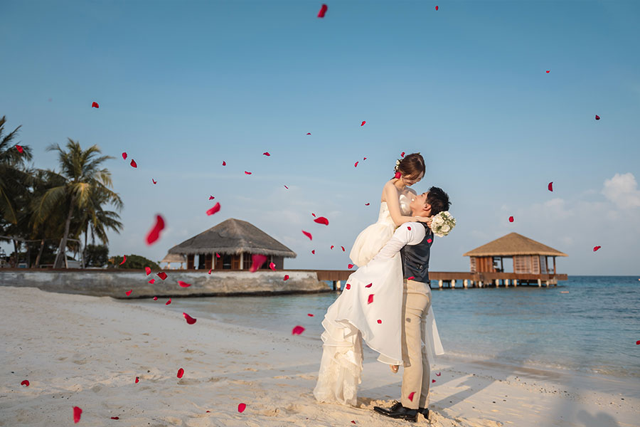 モルディブ・南太平洋結婚式・挙式・ウェディング「タージ・コーラルリーフ・ウェディング」フォト