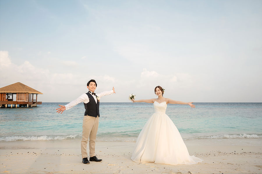 モルディブ・南太平洋結婚式・挙式・ウェディング「タージ・コーラルリーフ・ウェディング」フォト