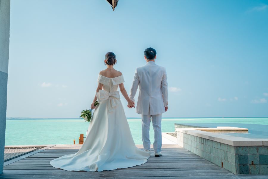 モルディブ・南太平洋結婚式・挙式・ウェディング「タージ・コーラルリーフ・ウェディング」フォト