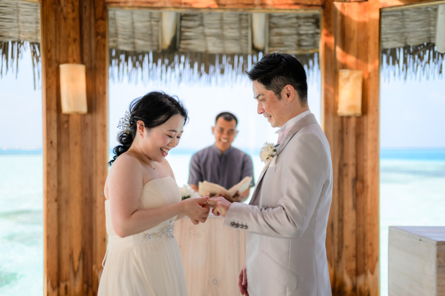 モルディブ・南太平洋結婚式・挙式・ウェディング「タージ・コーラルリーフ・ウェディング」フォト