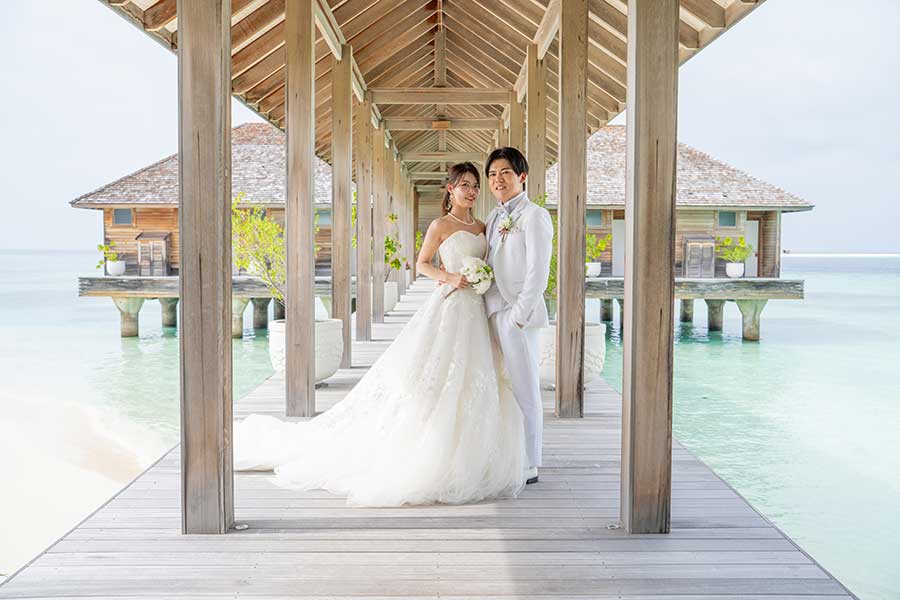 モルディブ・南太平洋結婚式・フォトウェディング「フラワリアイランドリゾート」フォト
