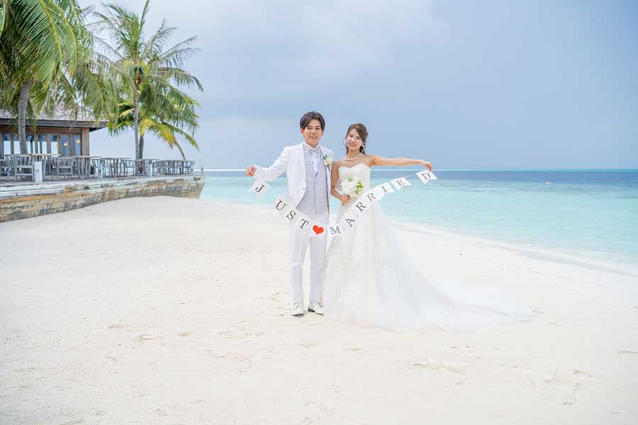 モルディブ・南太平洋結婚式・フォトウェディング「フラワリアイランドリゾート」フォト