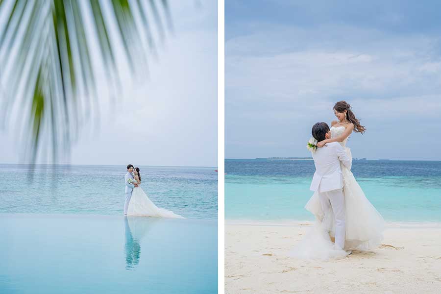 モルディブ・南太平洋結婚式・フォトウェディング「フラワリアイランドリゾート」フォト