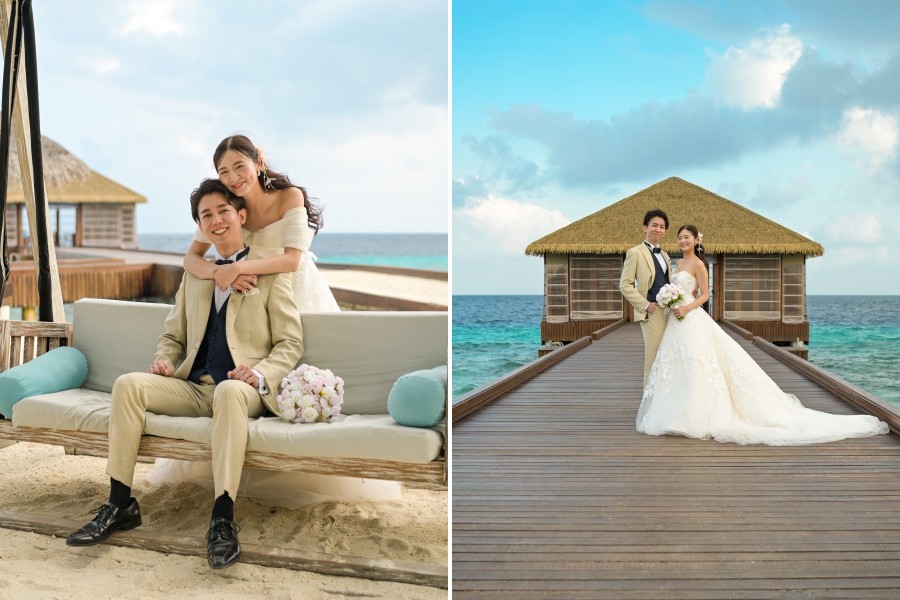 モルディブ・南太平洋結婚式・フォトウェディング「タージ・コーラルリーフ・リゾート＆スパ」フォト