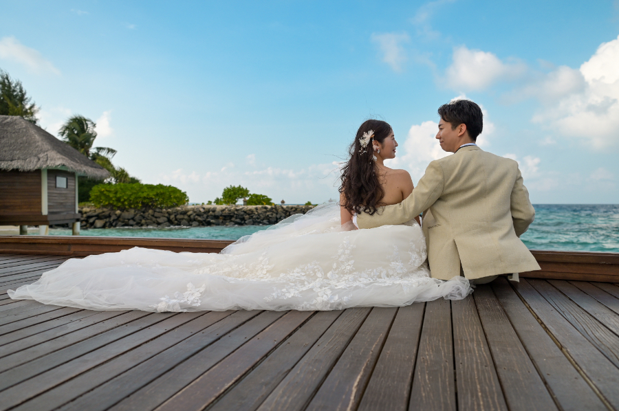 モルディブ・南太平洋結婚式・フォトウェディング「タージ・コーラルリーフ・リゾート＆スパ」フォト