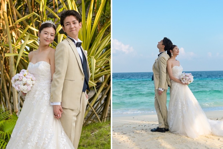 モルディブ・南太平洋結婚式・フォトウェディング「タージ・コーラルリーフ・リゾート＆スパ」フォト