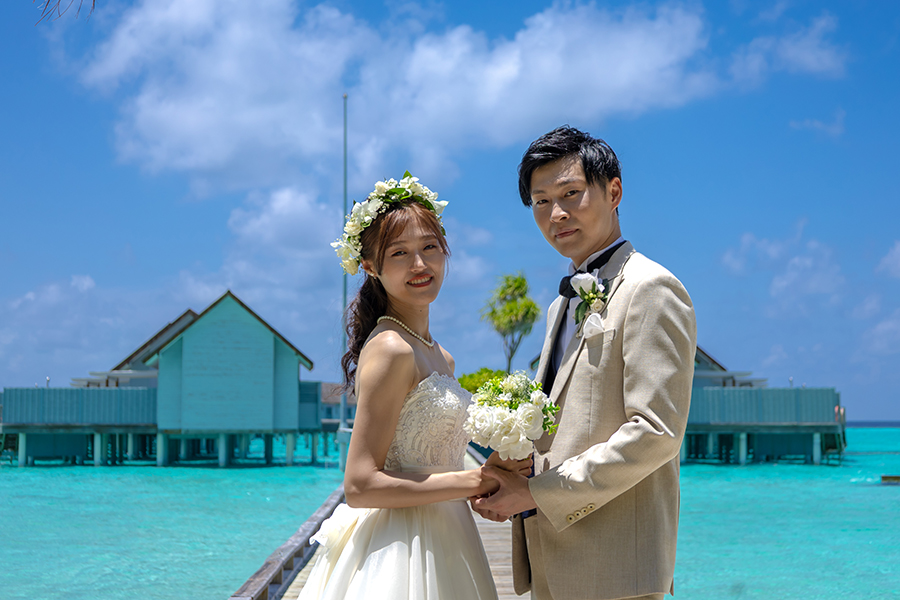 モルディブ・南太平洋結婚式・フォトウェディング「アウトリガー」フォト