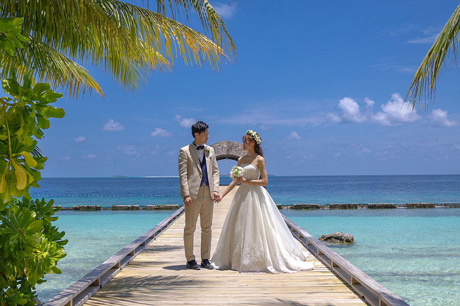 モルディブ・南太平洋結婚式・フォトウェディング「アウトリガー」フォト