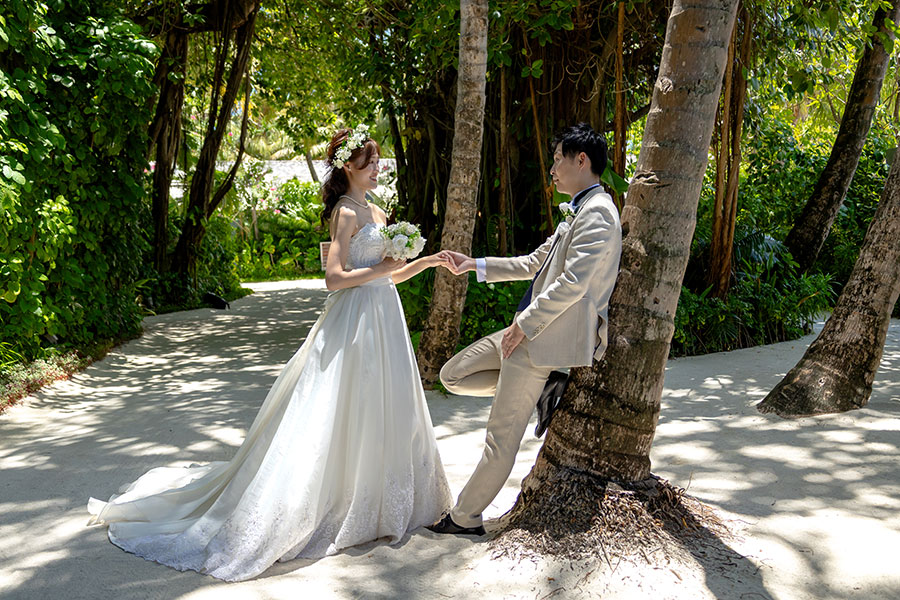 モルディブ・南太平洋結婚式・フォトウェディング「アウトリガー」フォト