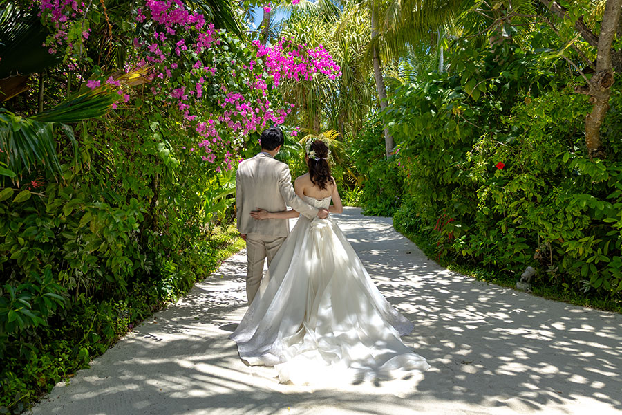 モルディブ・南太平洋結婚式・フォトウェディング「アウトリガー」フォト