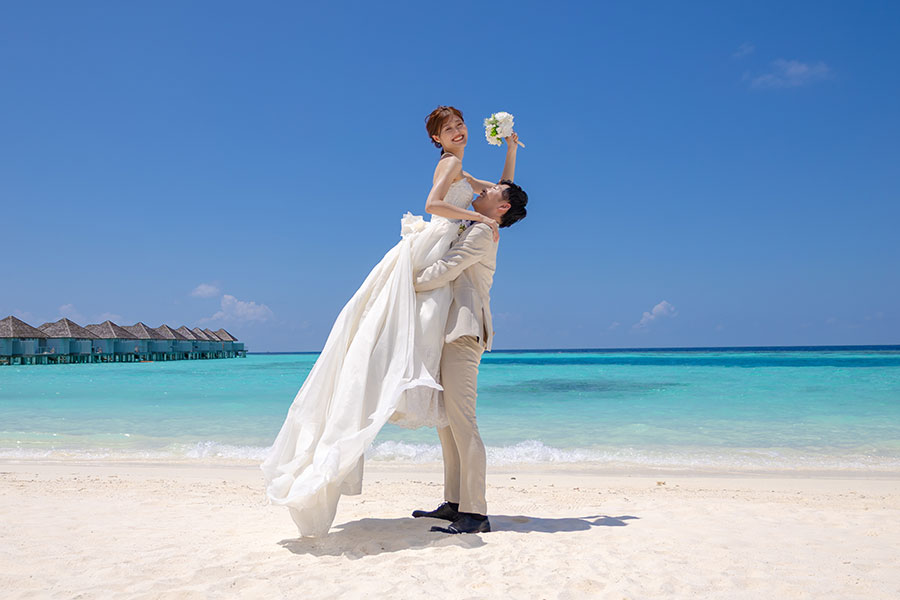 モルディブ・南太平洋結婚式・フォトウェディング「アウトリガー」フォト