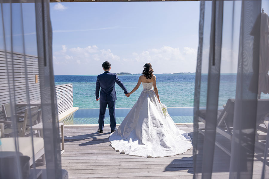 モルディブ・南太平洋結婚式・フォトウェディング「フラワリ・アイランド・リゾート」フォト