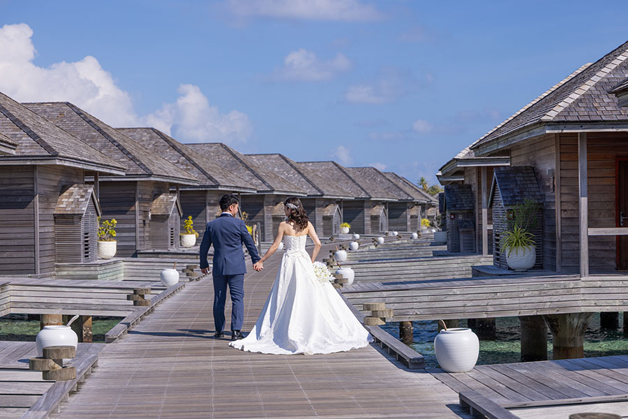 モルディブ・南太平洋結婚式・フォトウェディング「フラワリ・アイランド・リゾート」フォト