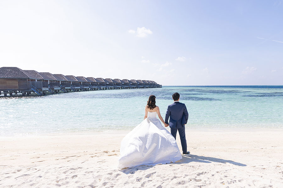 モルディブ・南太平洋結婚式・フォトウェディング「フラワリ・アイランド・リゾート」フォト