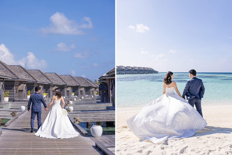 モルディブ・南太平洋結婚式・フォトウェディング「フラワリ・アイランド・リゾート」フォト