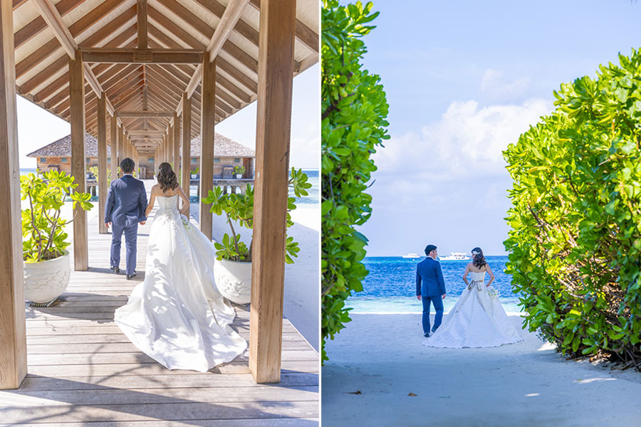 モルディブ・南太平洋結婚式・フォトウェディング「フラワリ・アイランド・リゾート」フォト