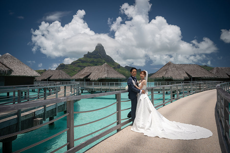 モルディブ・南太平洋結婚式・フォトウェディング「インターコンチネンタル ボラボラリゾート＆タラソスパ」フォト
