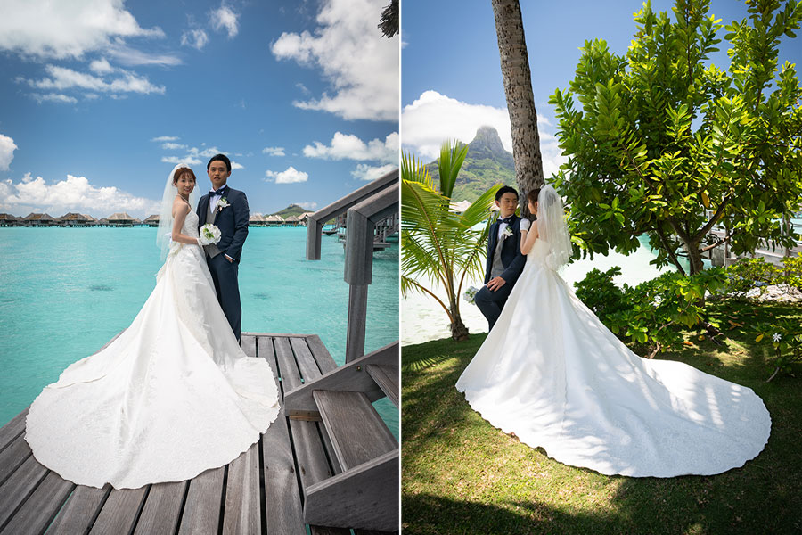 モルディブ・南太平洋結婚式・フォトウェディング「インターコンチネンタル ボラボラリゾート＆タラソスパ」フォト