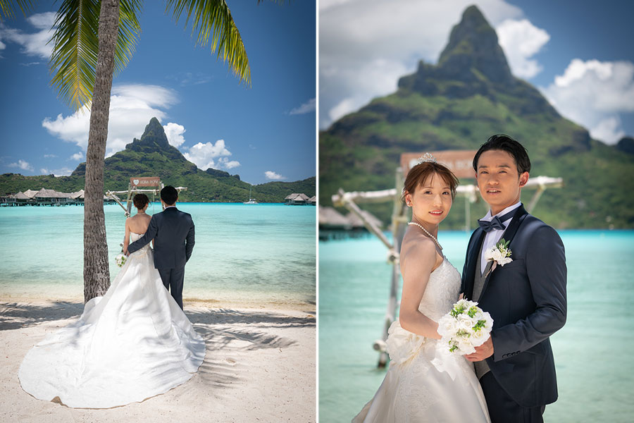 モルディブ・南太平洋結婚式・フォトウェディング「インターコンチネンタル ボラボラリゾート＆タラソスパ」フォト