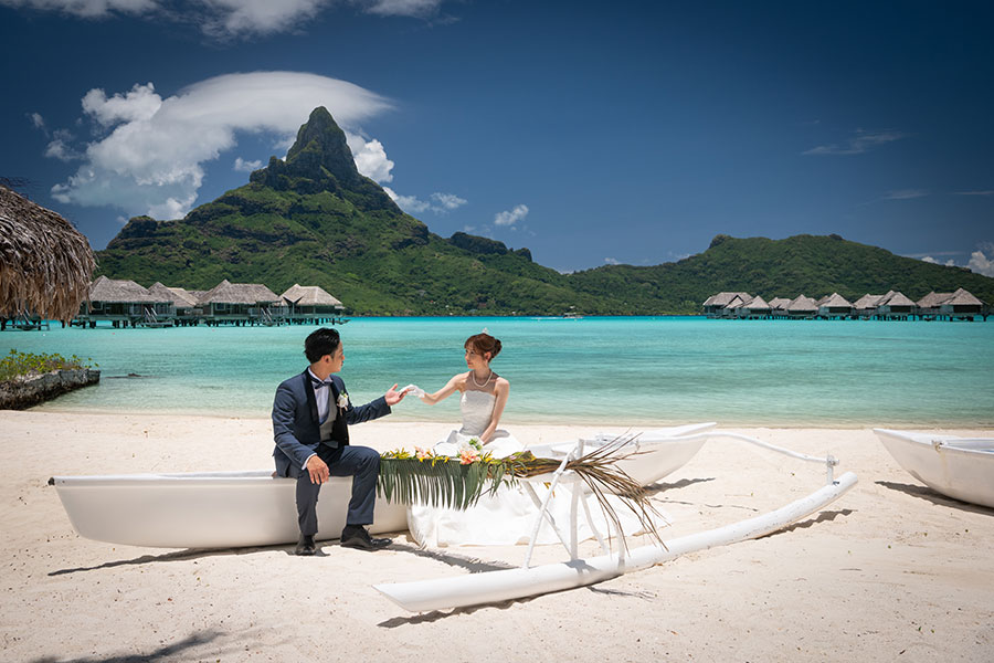 モルディブ・南太平洋結婚式・フォトウェディング「インターコンチネンタル ボラボラリゾート＆タラソスパ」フォト