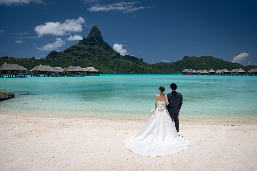モルディブ・南太平洋結婚式・フォトウェディング「インターコンチネンタル ボラボラリゾート＆タラソスパ」フォト
