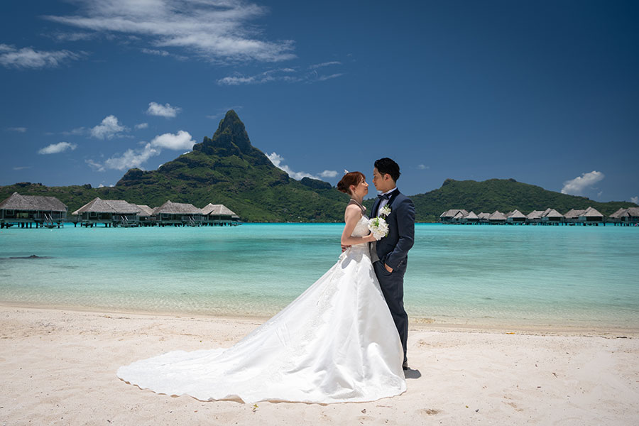 モルディブ・南太平洋結婚式・フォトウェディング「インターコンチネンタル ボラボラリゾート＆タラソスパ」フォト