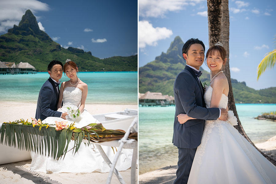 モルディブ・南太平洋結婚式・フォトウェディング「インターコンチネンタル ボラボラリゾート＆タラソスパ」フォト