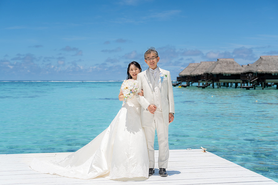 モルディブ・南太平洋結婚式・フォトウェディング「ヒルトン モーレア ラグーン リゾート」フォト