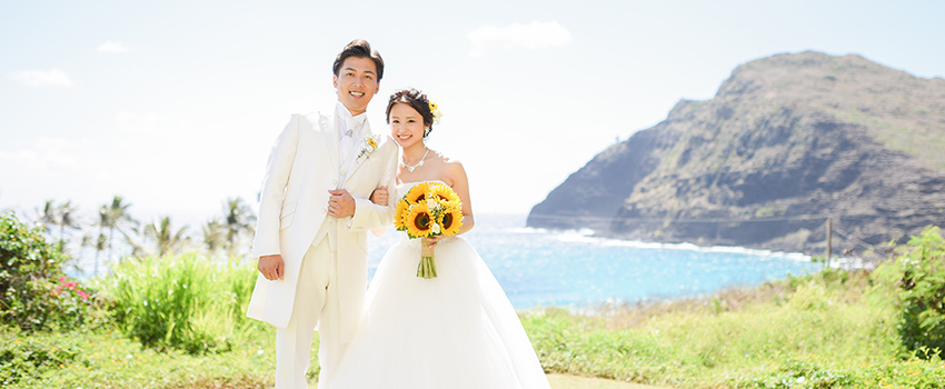 二人だけのハワイ挙式 結婚式 ウェディング H I S ウェディング アバンティ オアシス